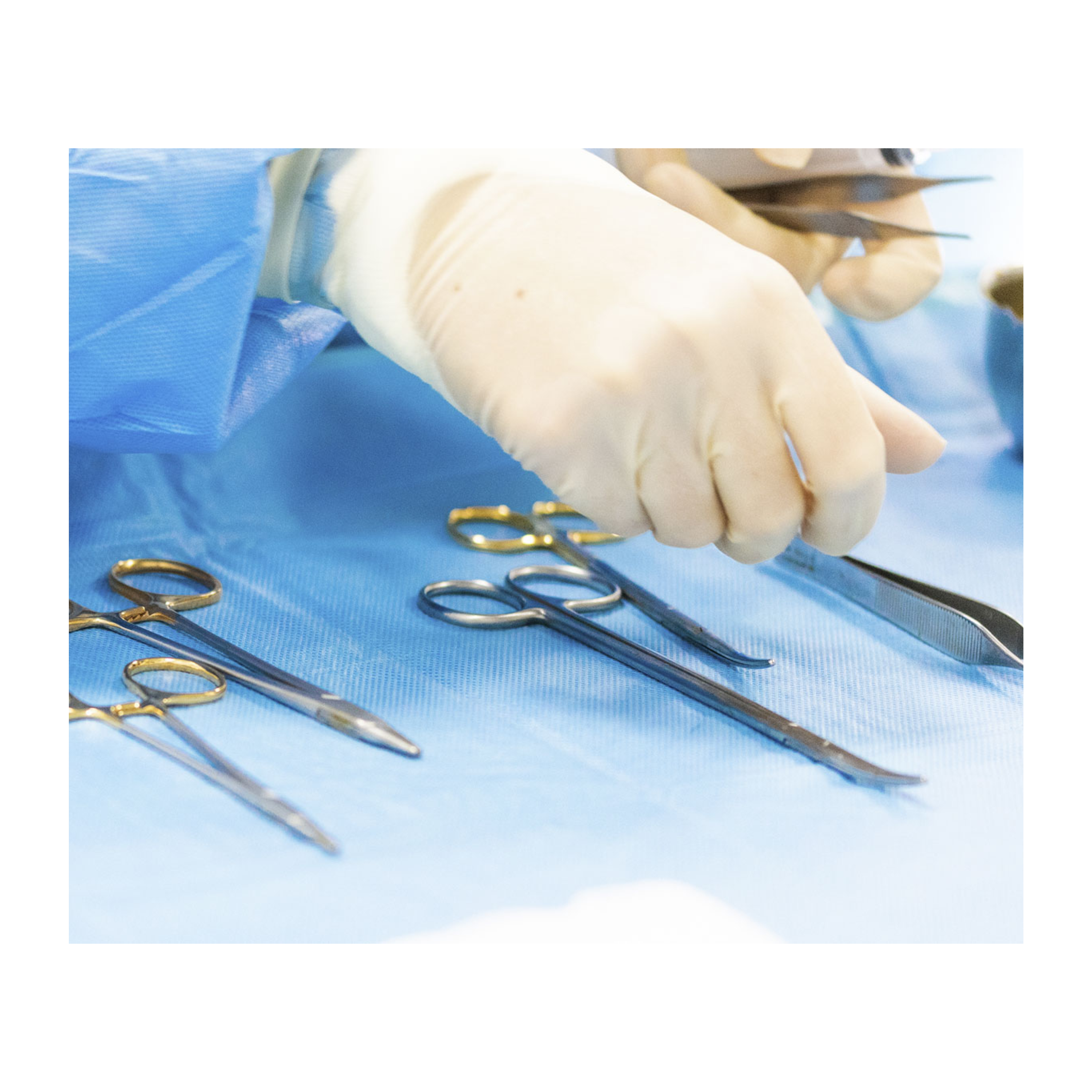 Campo Impermeável Absorvente para Mesa de Instrumental Cirúrgico